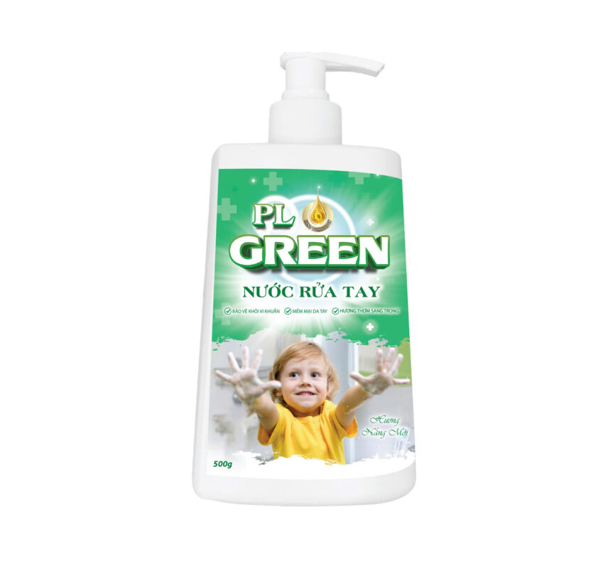 Nước rửa tay cao cấp PL Green - Hương Nắng Mới - 500ml
