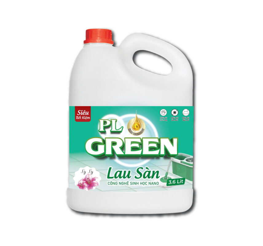 Nước lau sàn PL Green - Hương Ly Ly - 3,6 Lít
